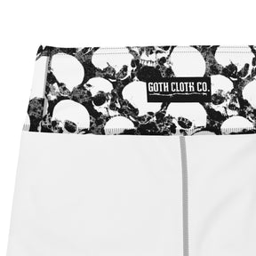 Grunge Skull Yoga Shorts - Goth Cloth Co.3071605_9079