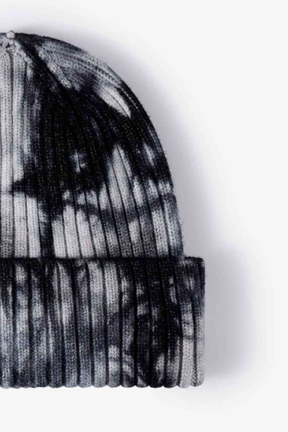 Grunge Tie-Dye Ribbed Cuffed Beanie - Goth Cloth Co.100100614090976