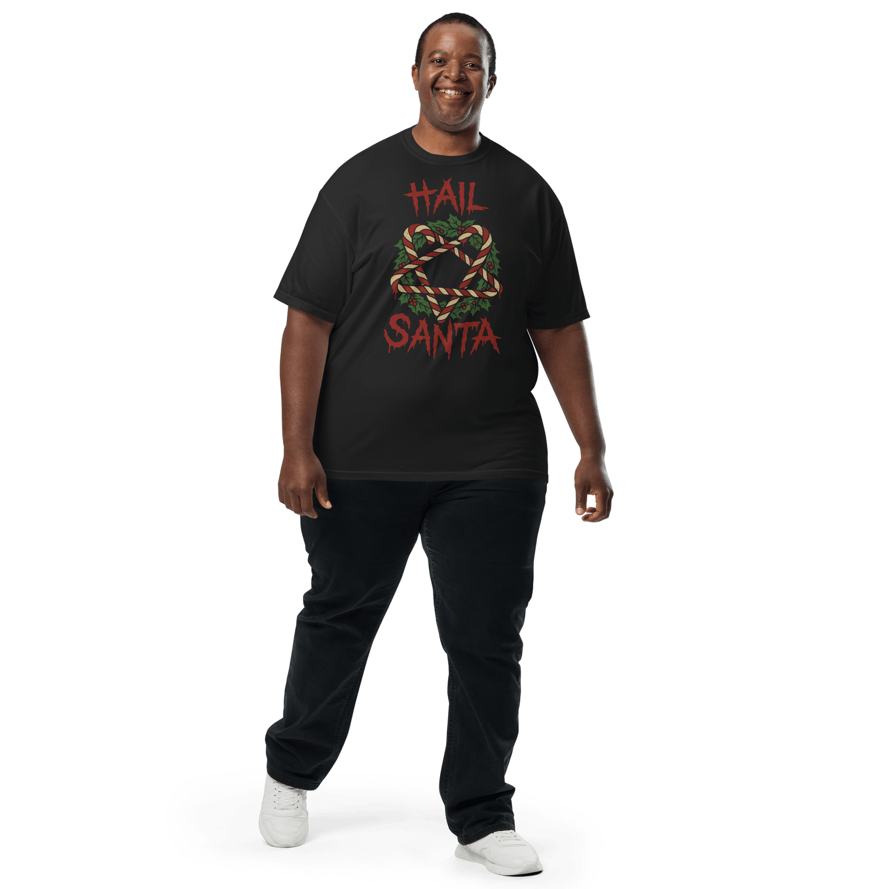 Hail Santa Comfy Tee - Goth Cloth Co.7391913_15114