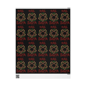 Hail Santa Gift Wrap - Goth Cloth Co.Home Decor10012696438398182638