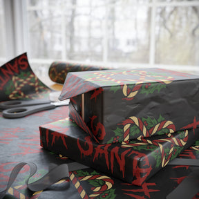 Hail Santa Gift Wrap - Goth Cloth Co.Home Decor10012696438398182638