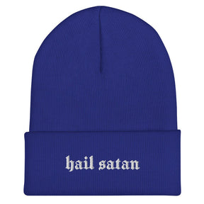 Hail Satan Gothic Knit Beanie - Goth Cloth Co.4559597_17496