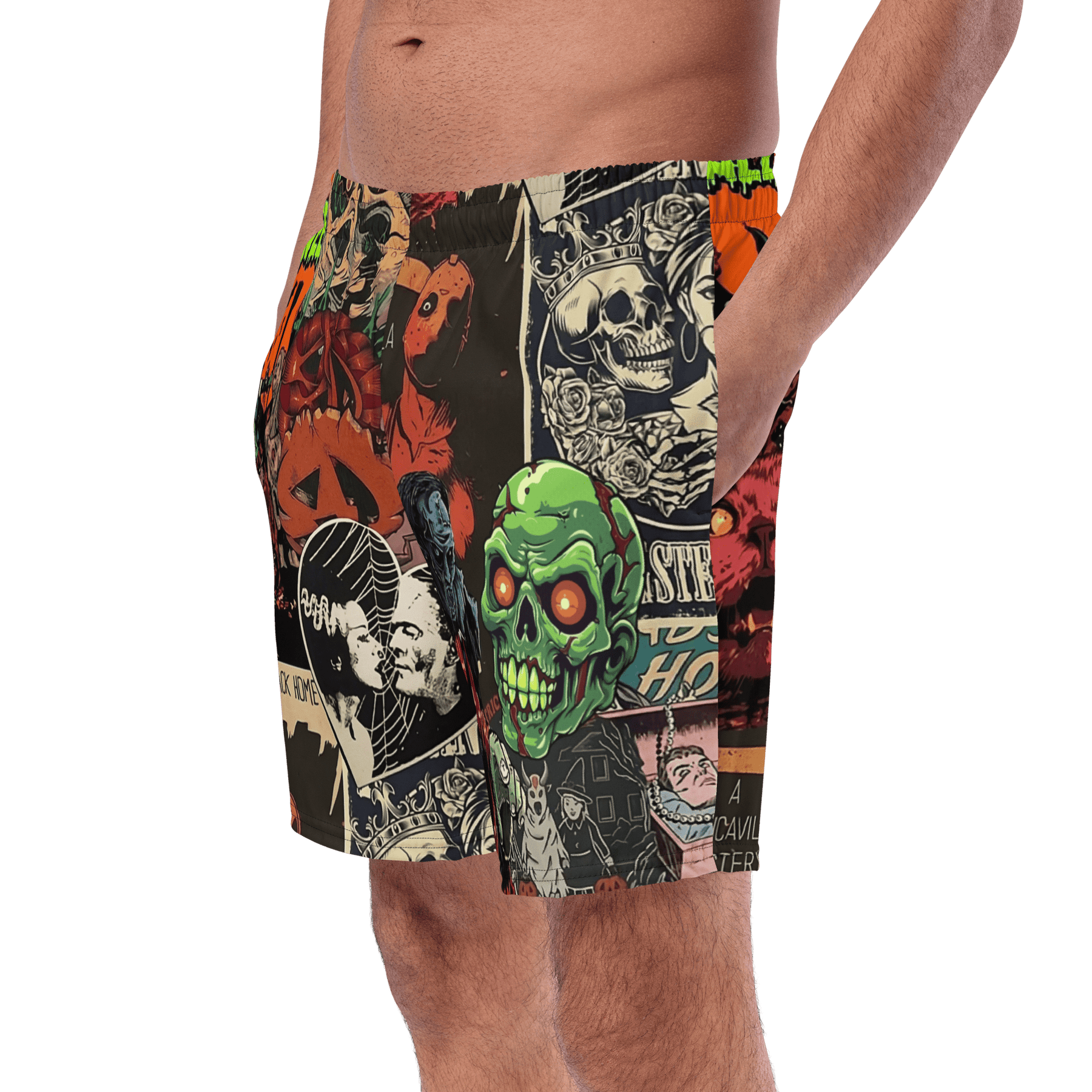 Halloween Horrors Men's Swim Trunks - Goth Cloth Co.2058440_14636