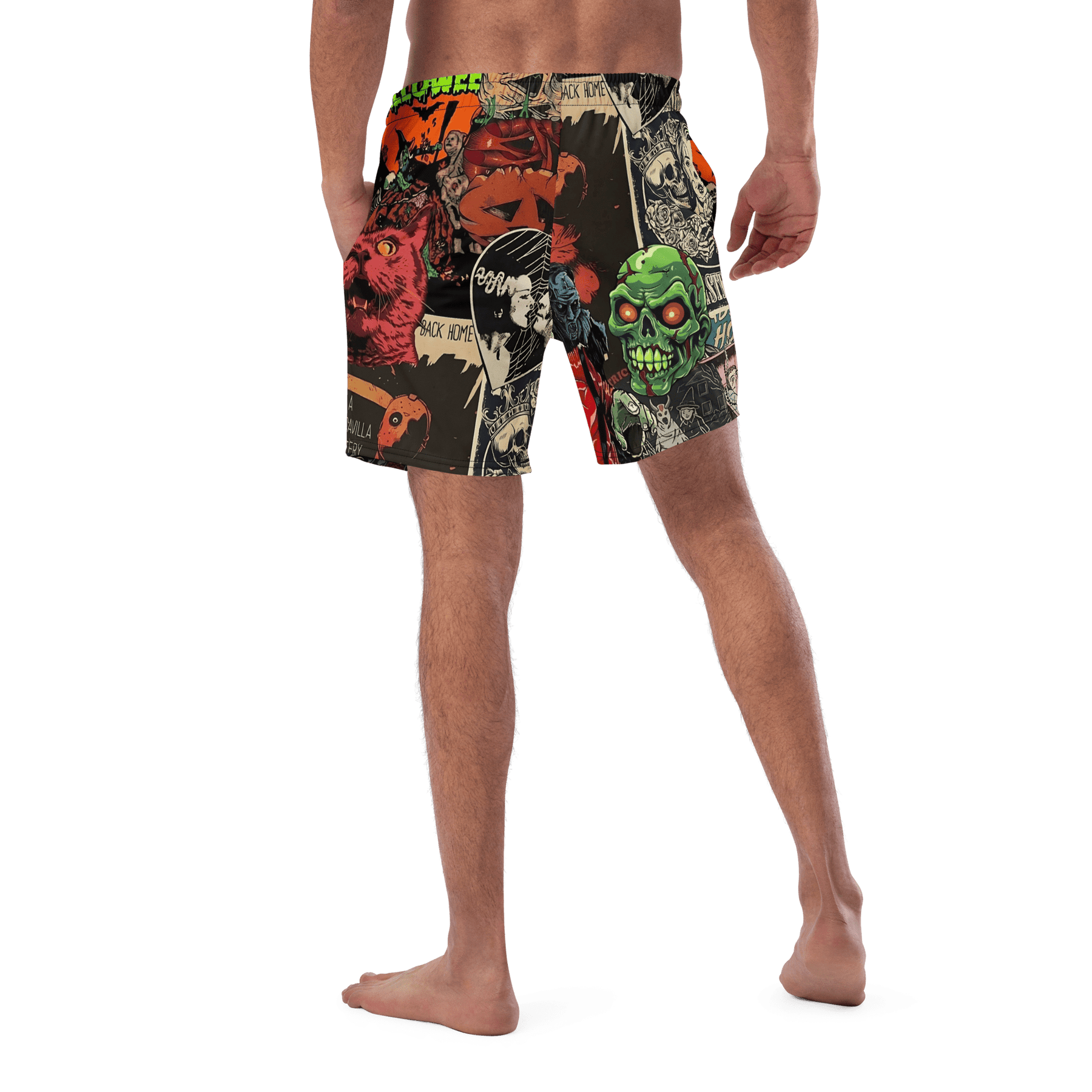 Halloween Horrors Men's Swim Trunks - Goth Cloth Co.2058440_14636