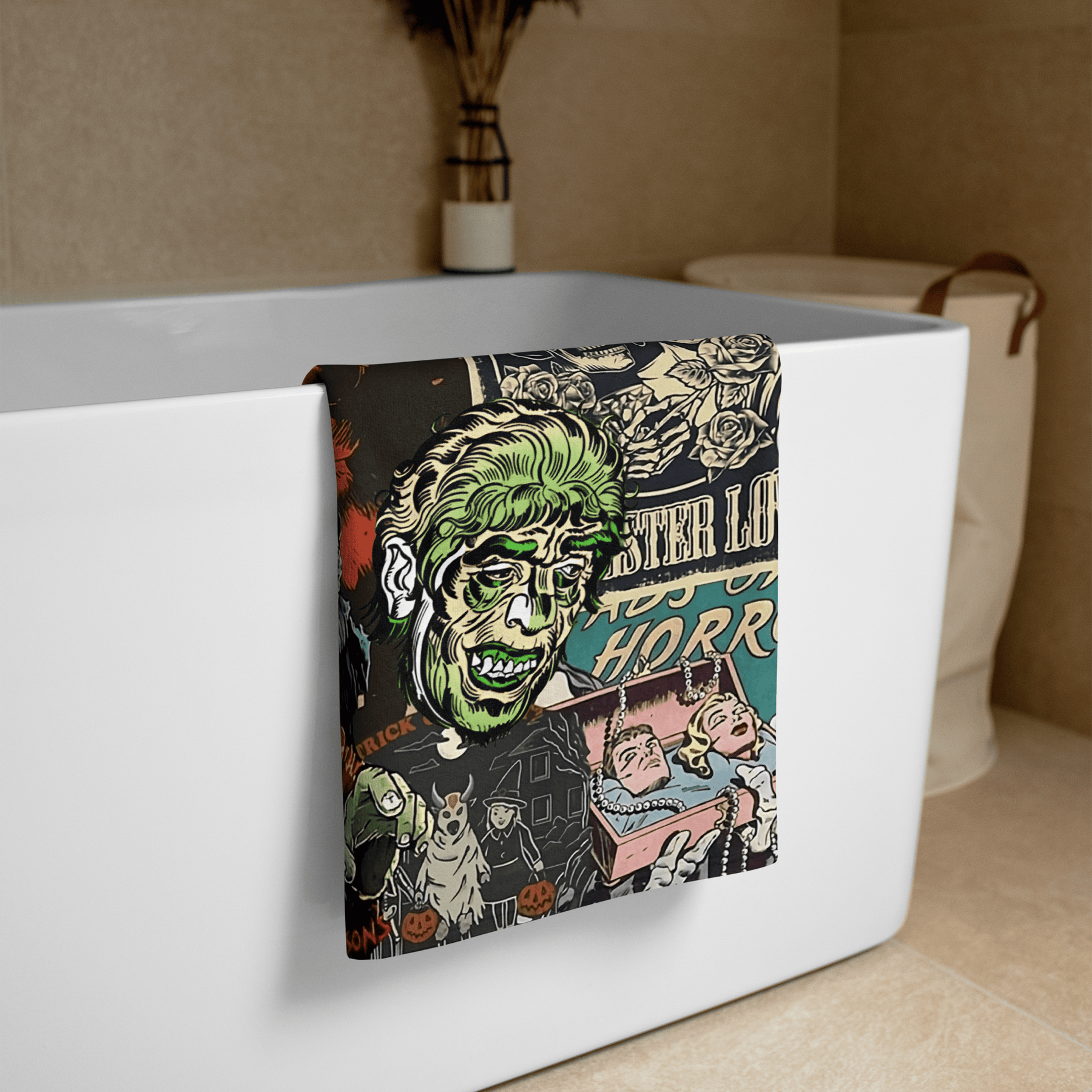 Halloween Horrors Towel - Goth Cloth Co.7712674_8874