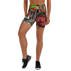 Halloween Horrors Yoga Shorts - Goth Cloth Co.9222924_9079