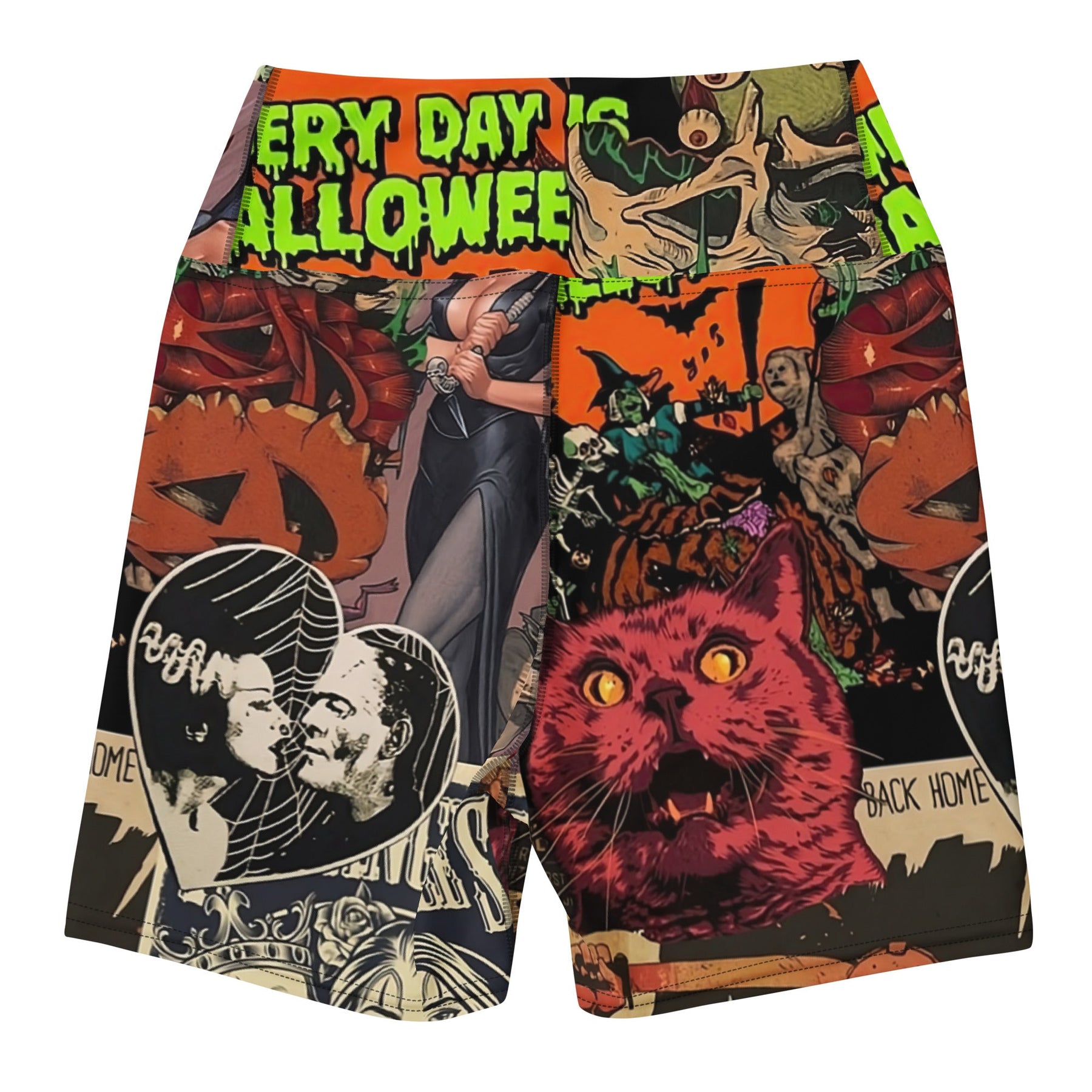 Halloween Horrors Yoga Shorts - Goth Cloth Co.9222924_9079