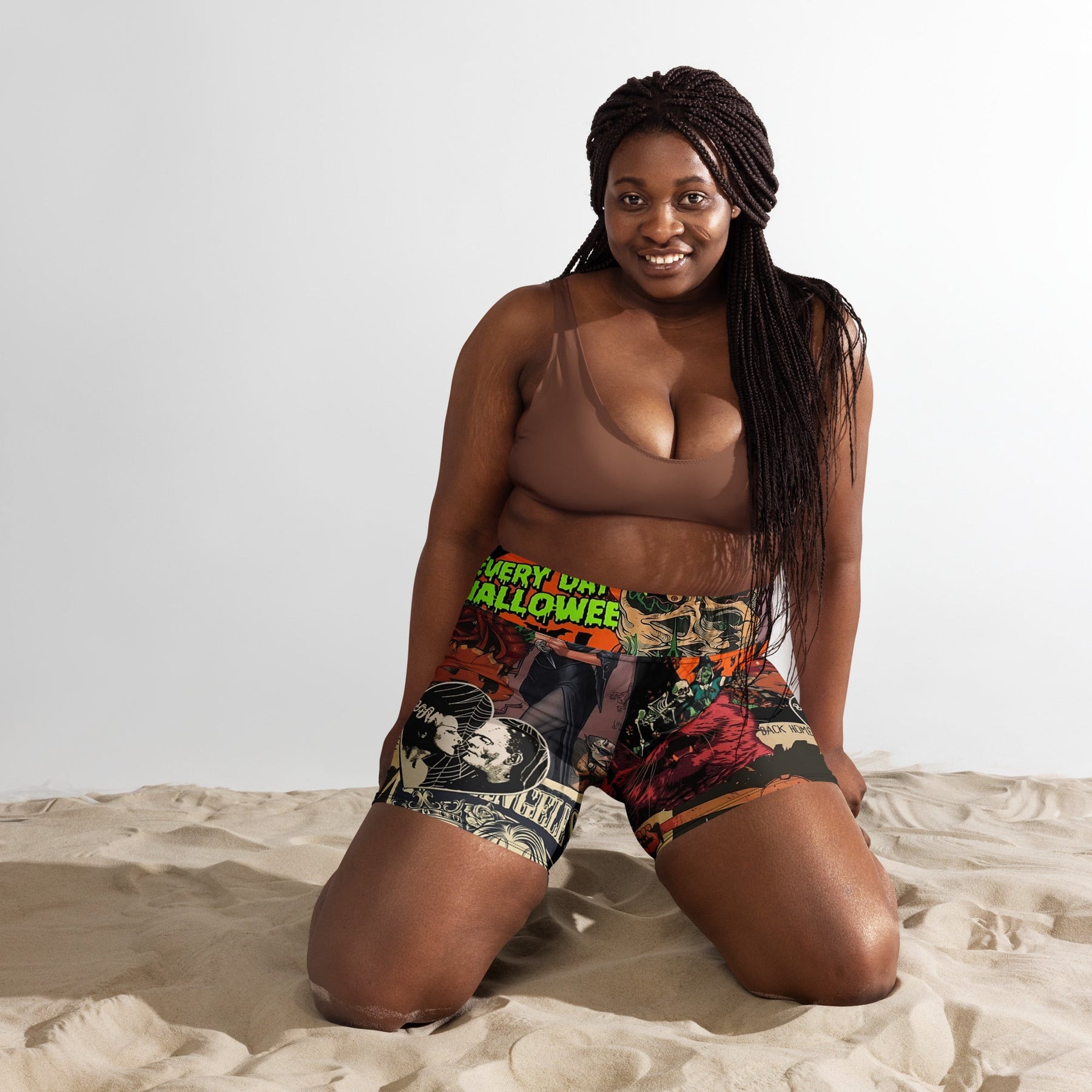 Halloween Horrors Yoga Shorts - Goth Cloth Co.9222924_9079