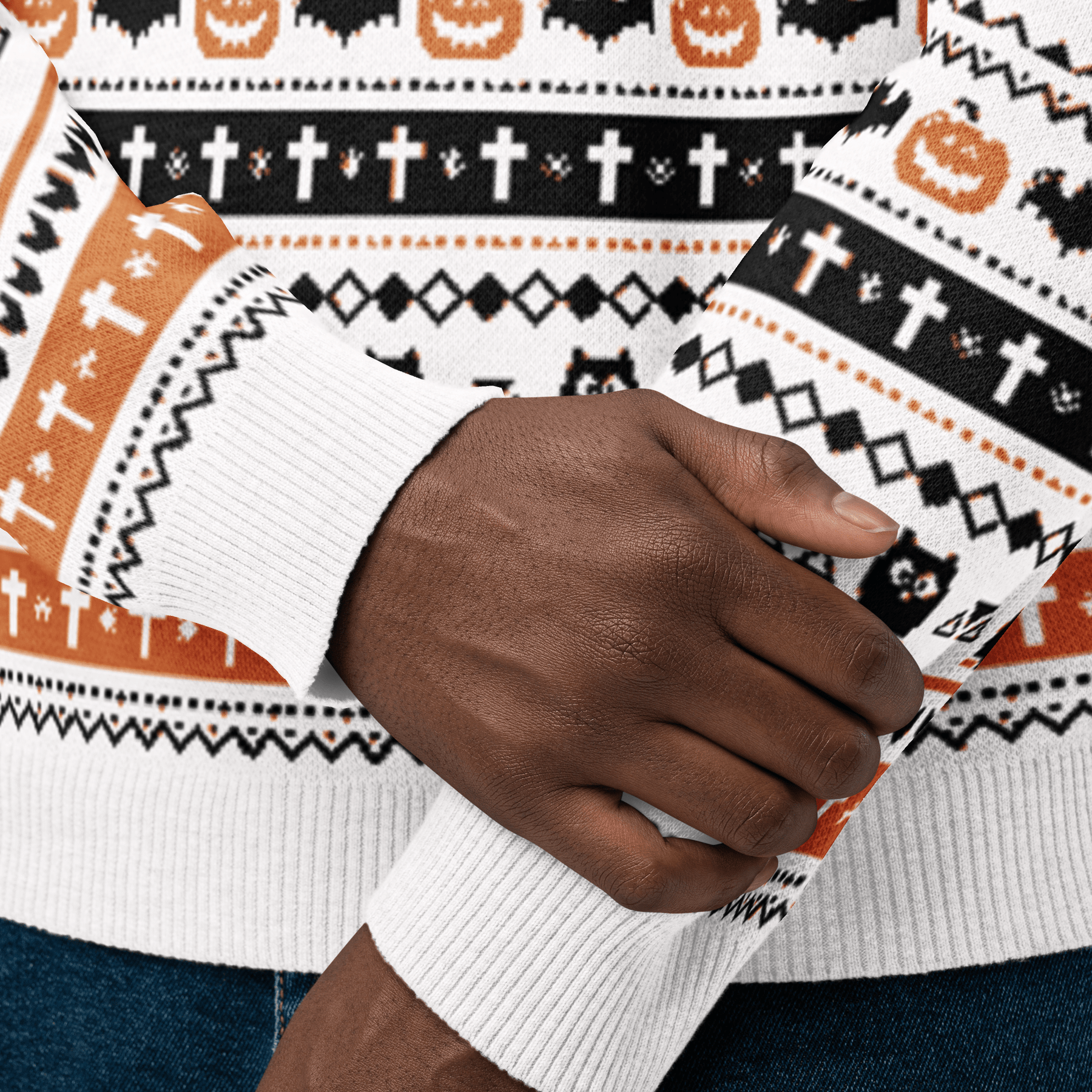 Happy Halloween Knit Crewneck Sweater - Goth Cloth Co.4892715_19637