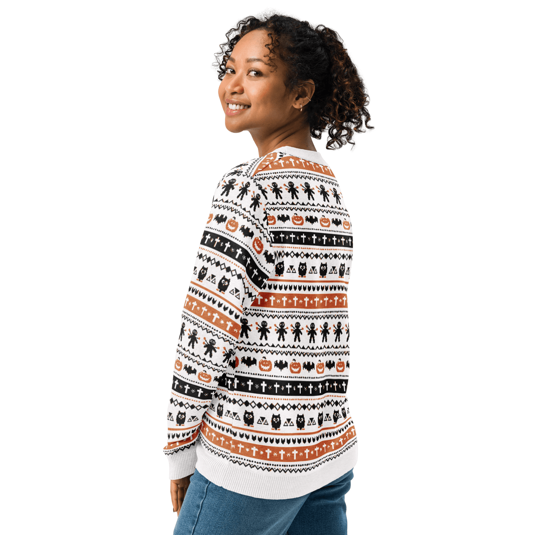 Happy Halloween Knit Crewneck Sweater - Goth Cloth Co.4892715_19637