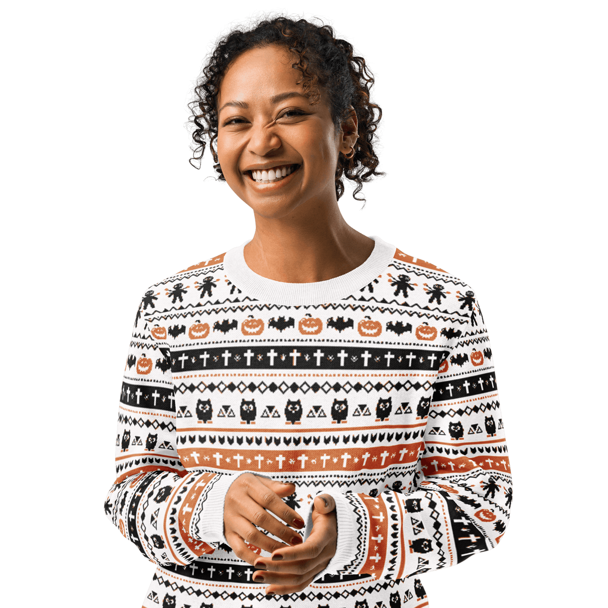 Happy Halloween Knit Crewneck Sweater - Goth Cloth Co.4892715_19637