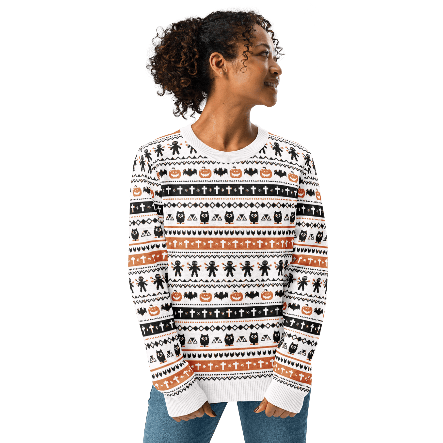 Happy Halloween Knit Crewneck Sweater - Goth Cloth Co.4892715_19637