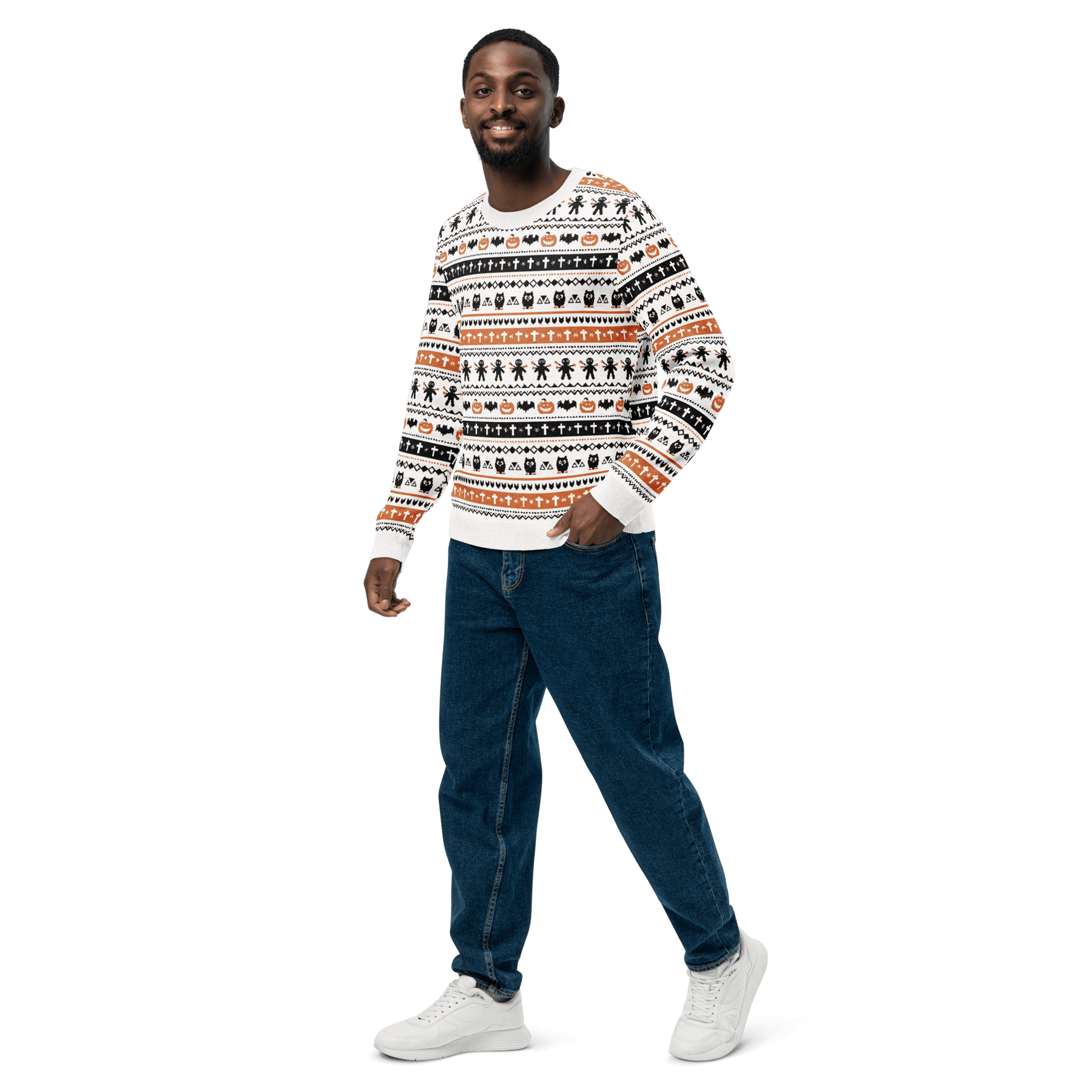 Happy Halloween Knit Crewneck Sweater - Goth Cloth Co.4892715_19637