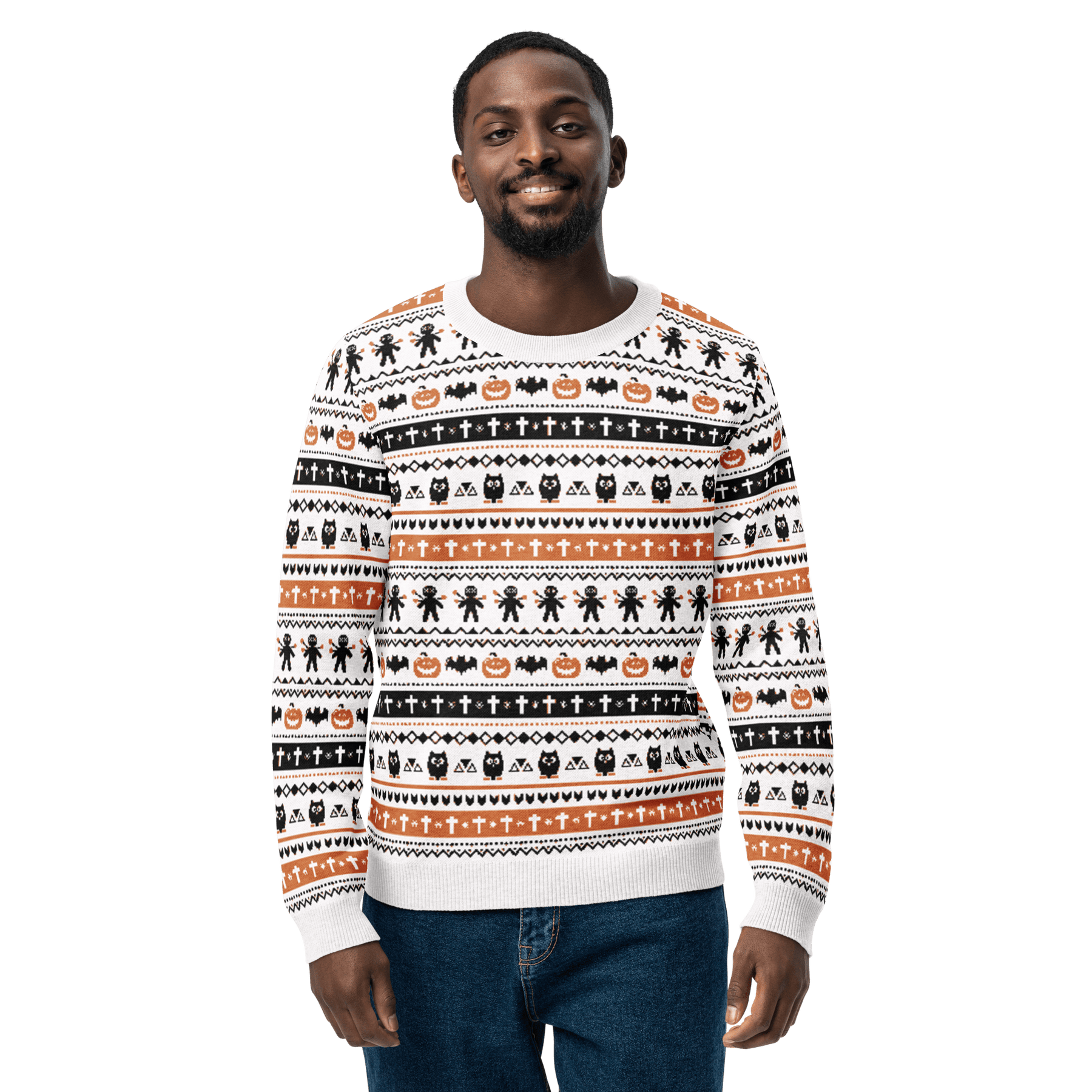 Happy Halloween Knit Crewneck Sweater - Goth Cloth Co.4892715_19637
