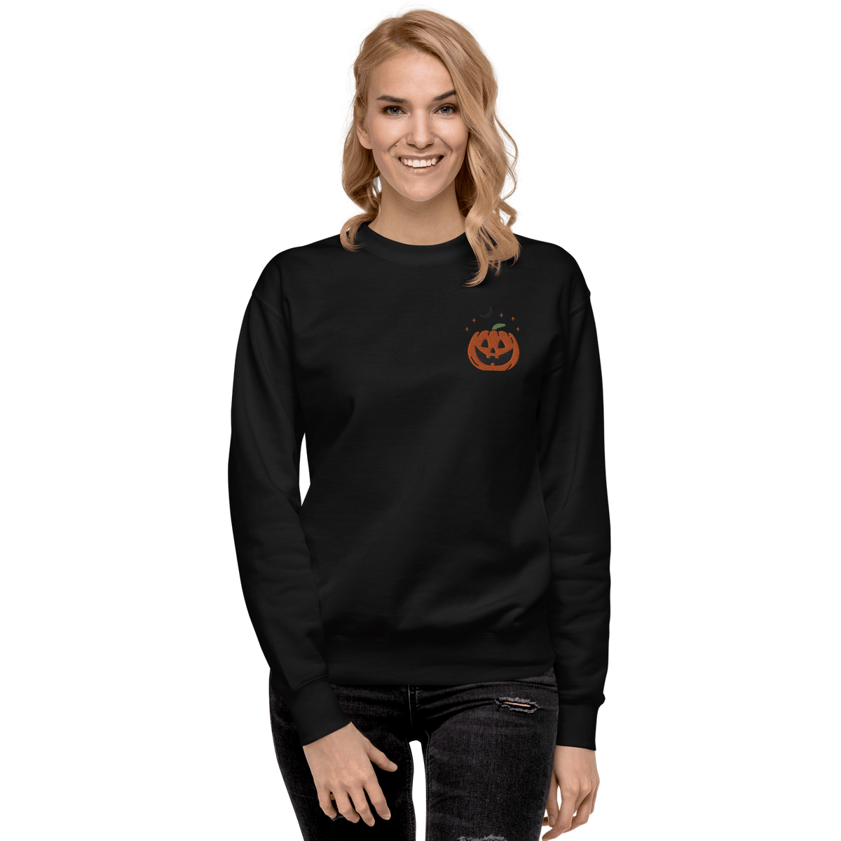 Happy Harvest Embroidered Sweatshirt (READY TO SHIP) - Goth Cloth Co.HER6341WE