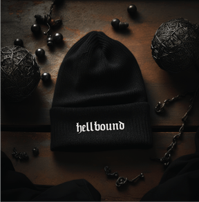 Hellbound Gothic Knit Beanie - Goth Cloth Co.3416922_8939