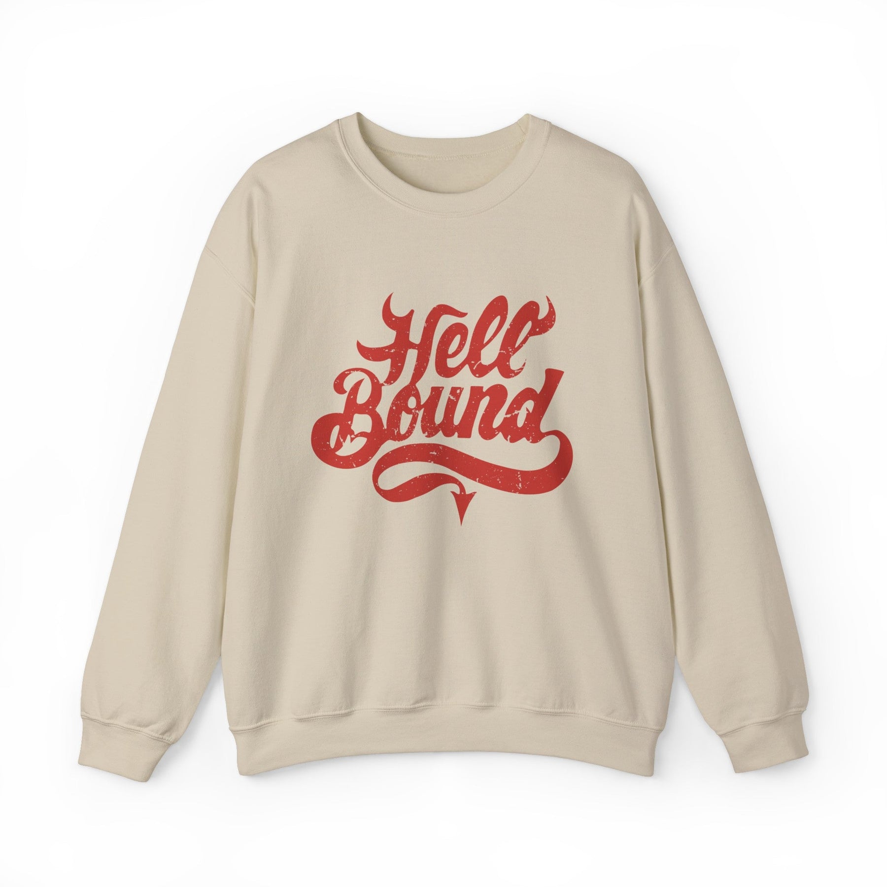 Hellbound Long Sleeve Crew Neck Sweatshirt - Goth Cloth Co.Sweatshirt41607425851280997835