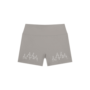 Hellfire High Rise Yoga Shorts - Goth Cloth Co.260709PODBK1962006