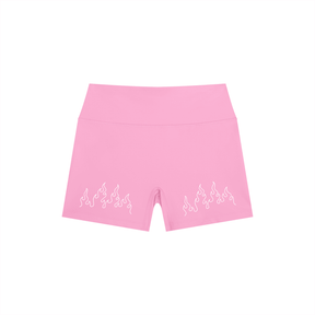 Hellfire High Rise Yoga Shorts - Goth Cloth Co.260709PODBK1962011