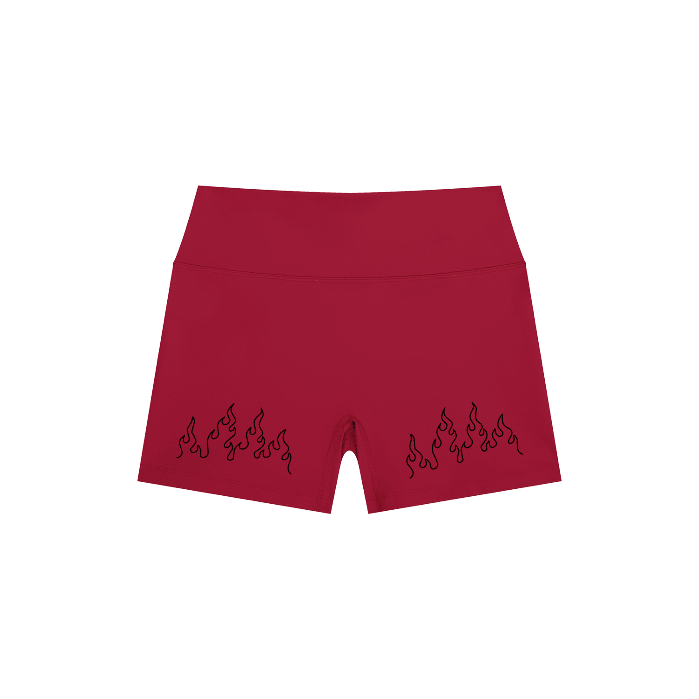 Hellfire High Rise Yoga Shorts - Goth Cloth Co.260709PODBK1968006