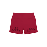 Hellfire High Rise Yoga Shorts - Goth Cloth Co.260709PODBK1968006