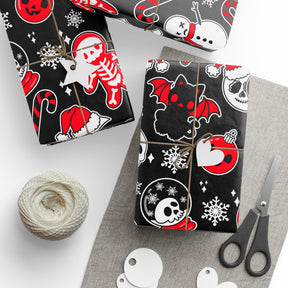 Helliday Cheer Gift Wrap - Goth Cloth Co.Home Decor58107426978358917127