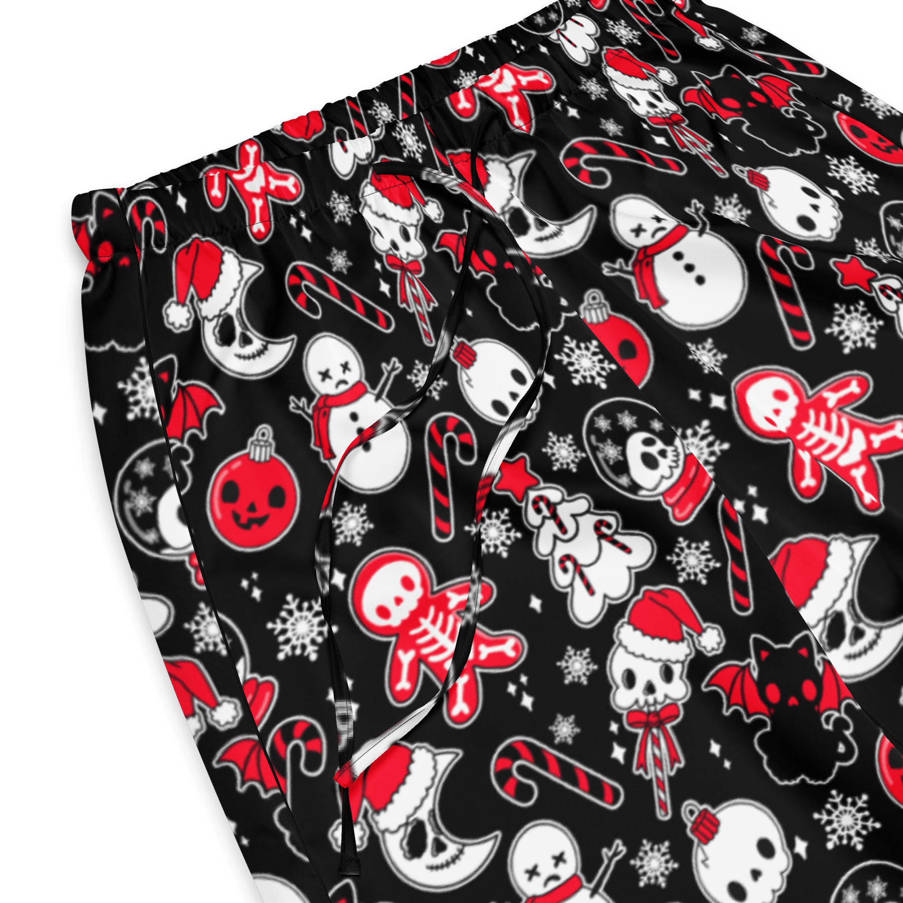 Helliday Cheer Silky Pajama Pants - Goth Cloth Co.4680607_20976