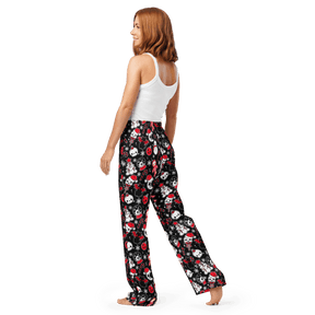 Helliday Cheer Silky Pajama Pants - Goth Cloth Co.4680607_20976