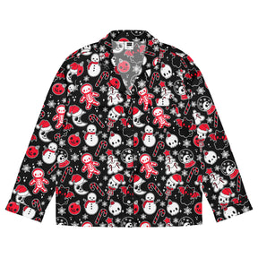 Helliday Cheer Silky Pajama Top - Goth Cloth Co.8484475_20952