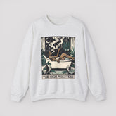 High Priestess Tarot Card Mystical Sweatshirt (READY TO SHIP) - Goth Cloth Co.20923445789992698000