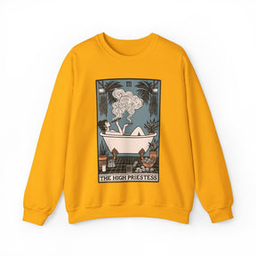 High Priestess Tarot Card Mystical Sweatshirt (READY TO SHIP) - Goth Cloth Co.20923445789992698000