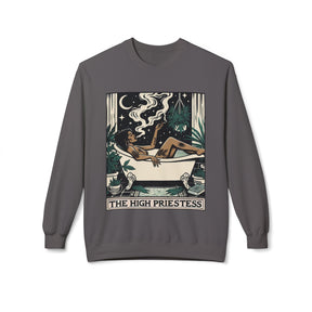 High Priestess Tarot Card Mystical Sweatshirt (READY TO SHIP) - Goth Cloth Co.hdgrdzgrgz