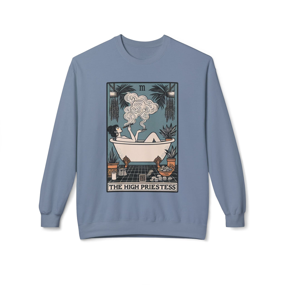 High Priestess Tarot Card Mystical Sweatshirt - Goth Cloth Co.Sweatshirt68298487626483867213