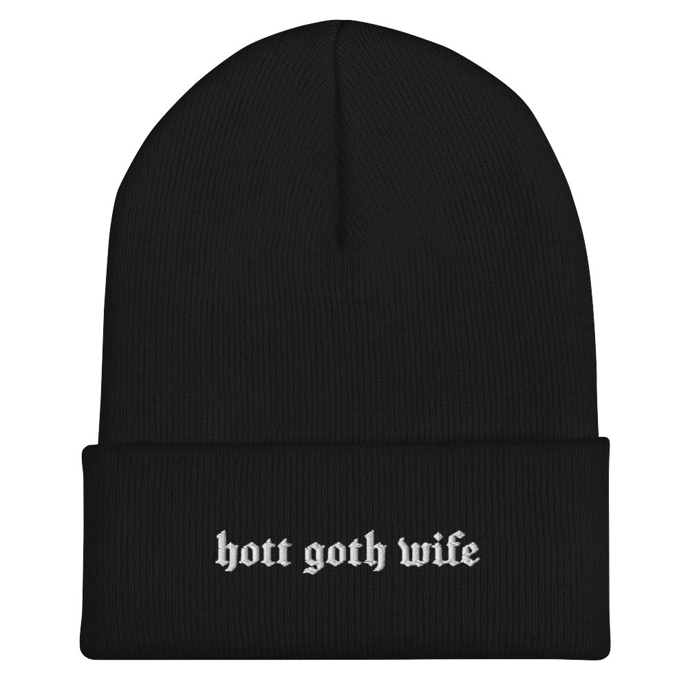 Hot Goth Wife Knit Beanie - Goth Cloth Co.6600794_8936