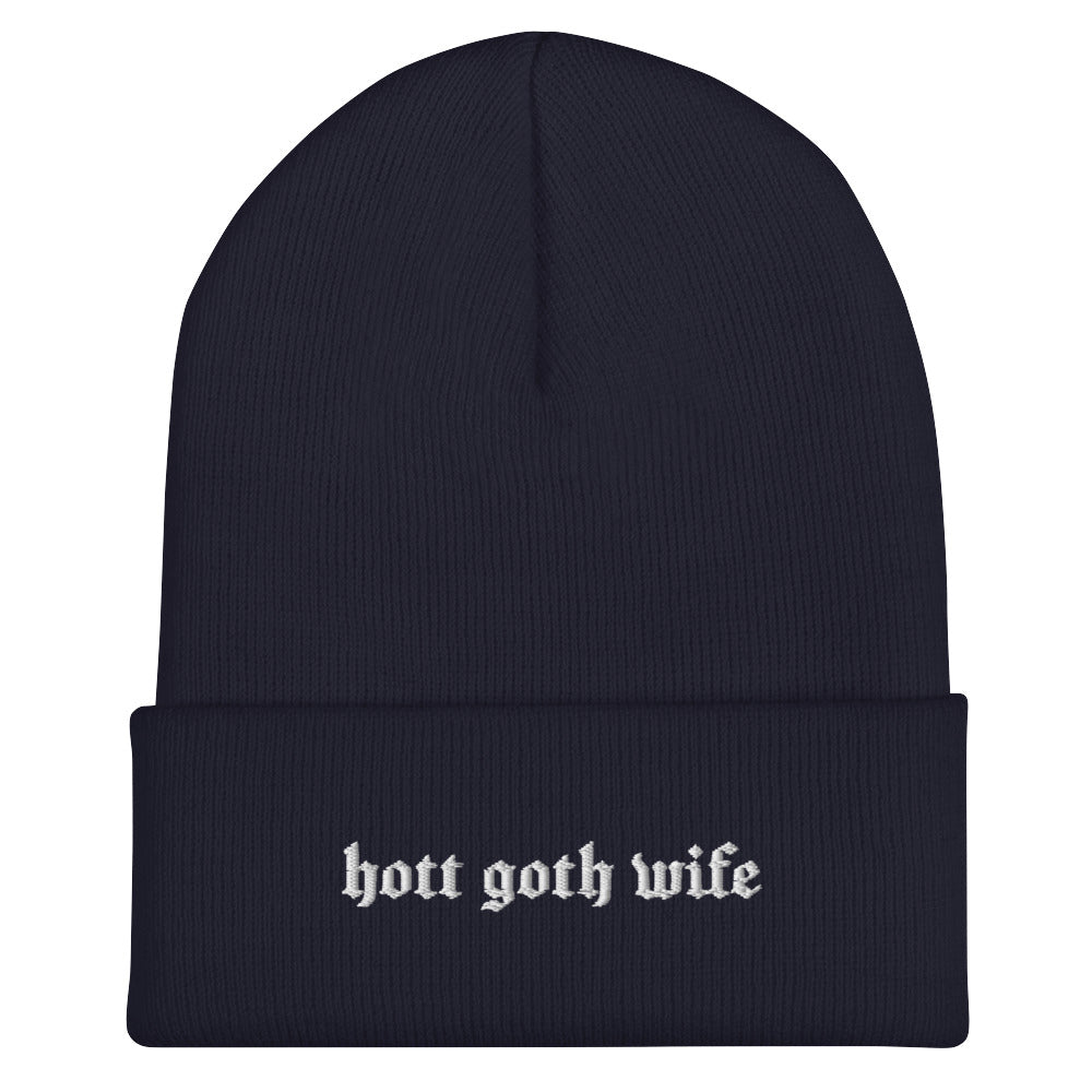 Hot Goth Wife Knit Beanie - Goth Cloth Co.6600794_8940