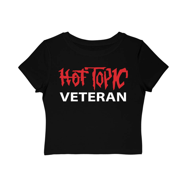 Hot Topic Veteran Women's Baby Tee - Goth Cloth Co.T-Shirt27284159343667656284