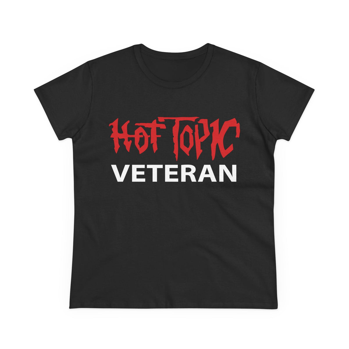 Hot Topic Veteran Women's Baby Tee - Goth Cloth Co.T-Shirt32275376475846063048
