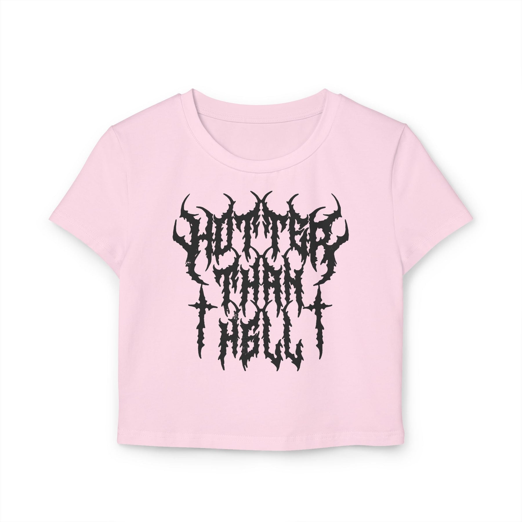 Hotter Than Hell Metal Baby Tee - Goth Cloth Co.T-Shirt22296934380787335270