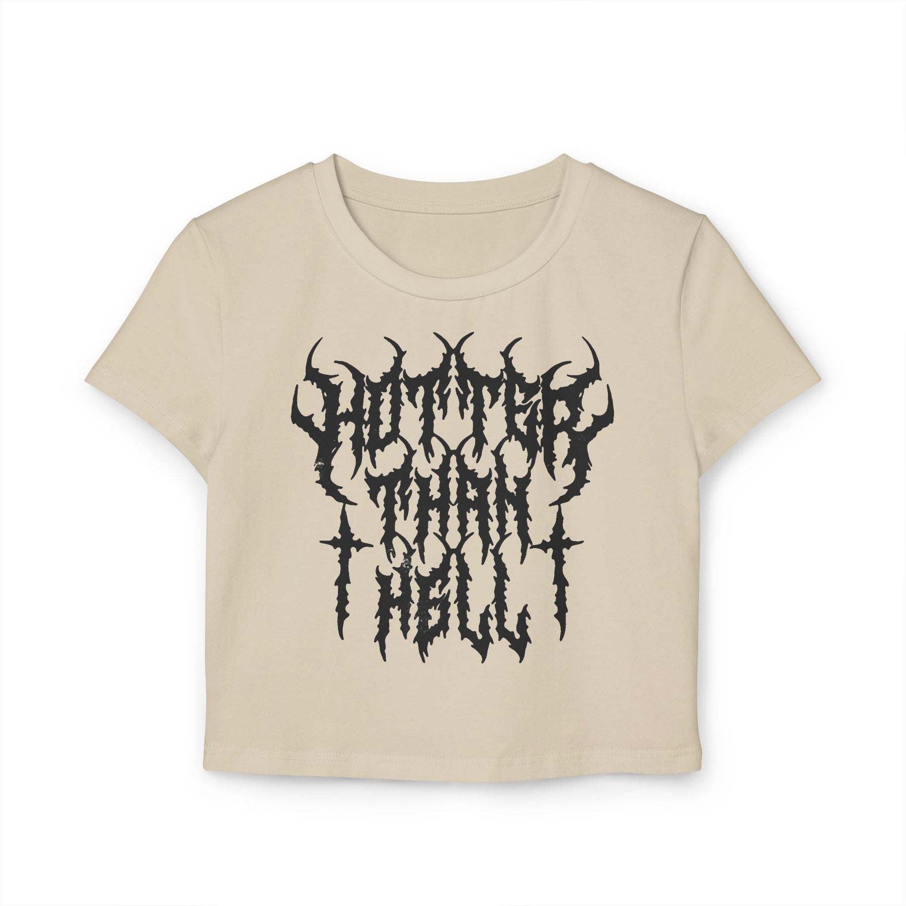 Hotter Than Hell Metal Baby Tee - Goth Cloth Co.T-Shirt80964877386400204061