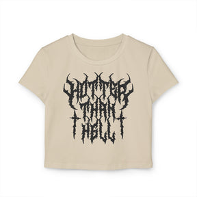 Hotter Than Hell Metal Baby Tee - Goth Cloth Co.T-Shirt80964877386400204061