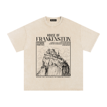 House of Frankenstein Acid Wash T-Shirt - Goth Cloth Co.261013PODPQ12230#001