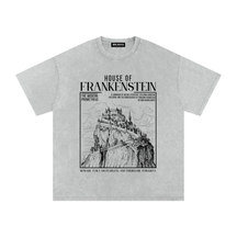 House of Frankenstein Acid Wash T-Shirt - Goth Cloth Co.261013PODPQ12230#007