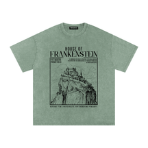 House of Frankenstein Acid Wash T-Shirt - Goth Cloth Co.261013PODPQ12230#013