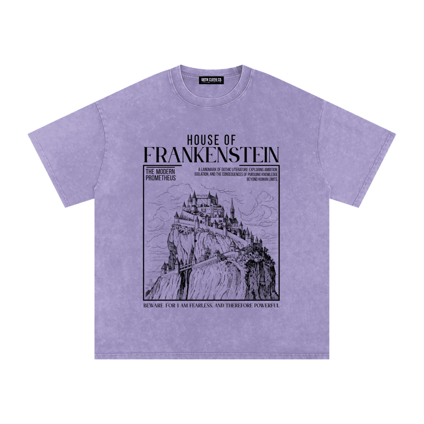 House of Frankenstein Acid Wash T-Shirt