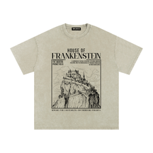 House of Frankenstein Acid Wash T-Shirt - Goth Cloth Co.261013PODPQ12230#025