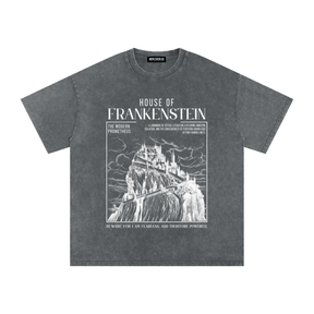 House of Frankenstein Acid Wash T-Shirt