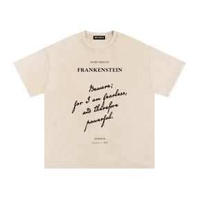 I am Fearless Frankenstein Acid Wash T-Shirt