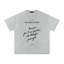 I am Fearless Frankenstein Acid Wash T-Shirt - Goth Cloth Co.261013PODPQ12222#013
