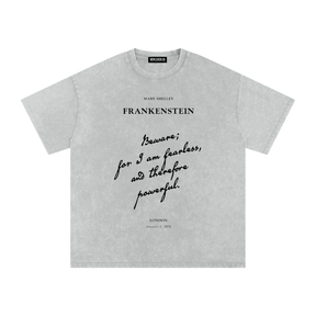 I am Fearless Frankenstein Acid Wash T-Shirt
