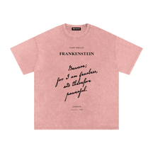 I am Fearless Frankenstein Acid Wash T-Shirt - Goth Cloth Co.261013PODPQ12222#025